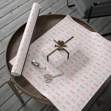 Load image into Gallery viewer, Pink Bow Wrapping Paper Roll
