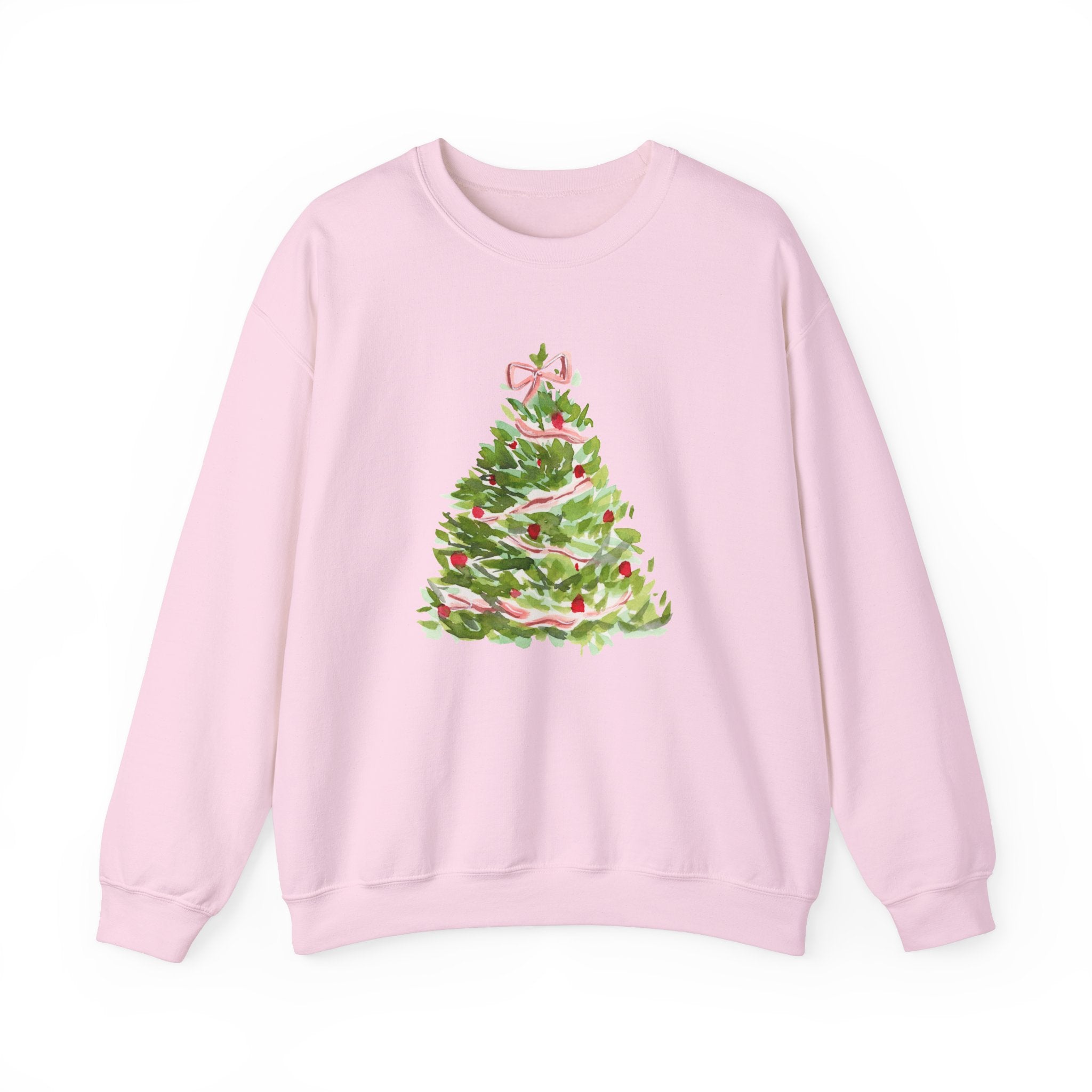 Watercolor Christmas Tree Sweatshirt