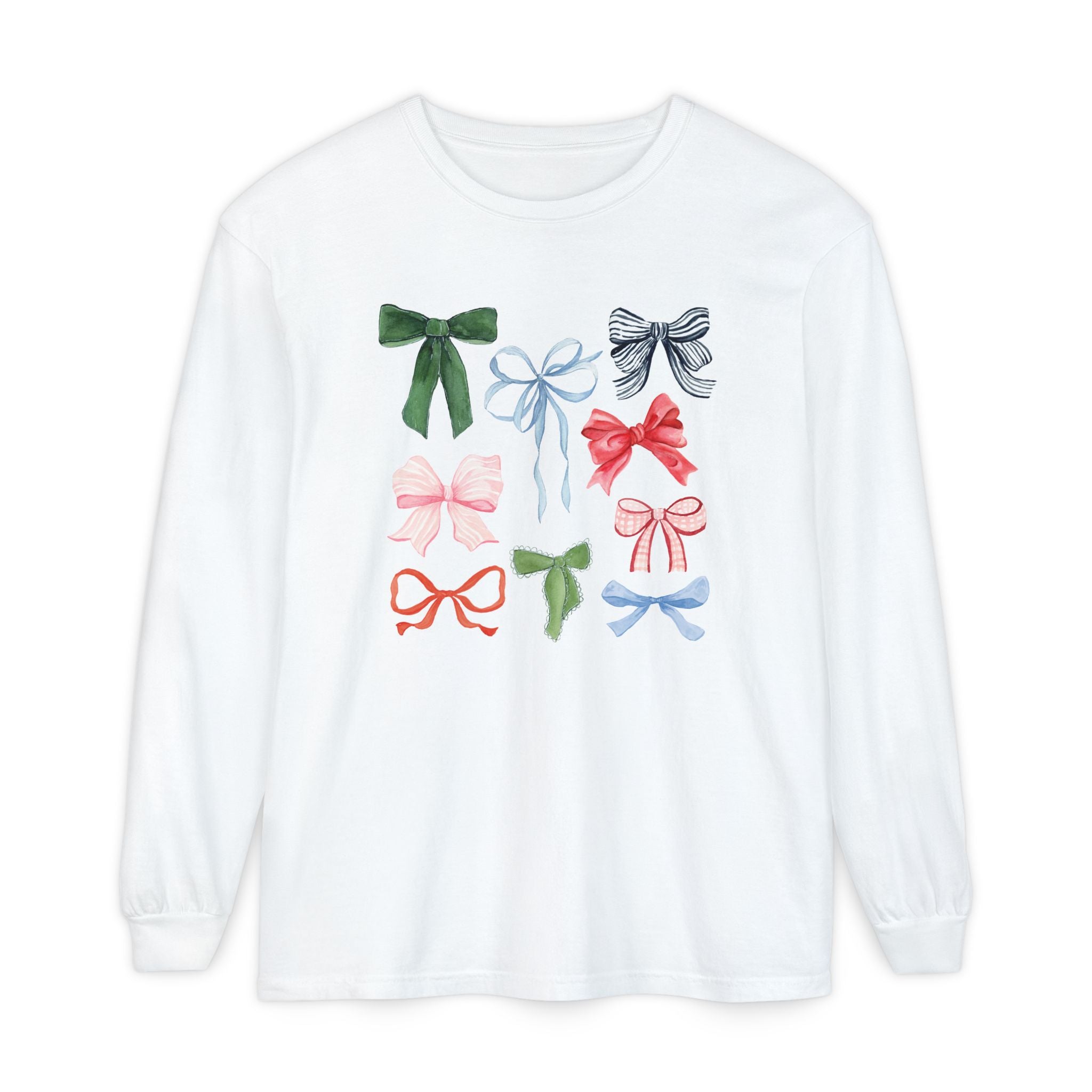 Holiday Bows Long Sleeve Shirt