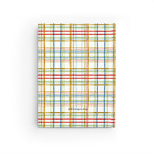 Load image into Gallery viewer, Plaid Journal - Ruled Line
