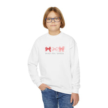 Load image into Gallery viewer, Bows Woo Pig Hogs Youth Crewneck Sweatshirt
