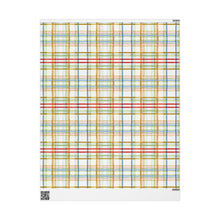 Load image into Gallery viewer, Cheerful Plaid Wrapping Paper Roll
