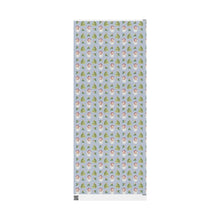 Load image into Gallery viewer, Cheery Santa Holiday Wrapping Paper Roll - Blue
