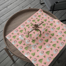 Load image into Gallery viewer, Cheery Santa Holiday Wrapping Paper Roll - Pink
