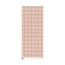 Load image into Gallery viewer, Cheery Santa Holiday Wrapping Paper Roll - Pink
