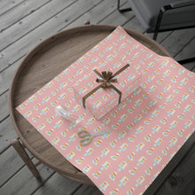 Load image into Gallery viewer, Rainbow Birthday Cake Wrapping Paper Roll - Pink
