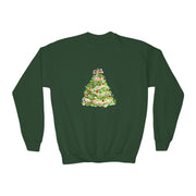 YOUTH Watercolor Tree Crewneck Sweatshirt