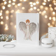 Christmas Angel Holiday Photo Block Decoration - Faith Acrylic Gift,  Home Decor, Festive Winter Ornament, Religious Christmas