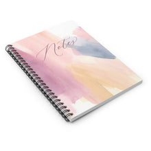 Load image into Gallery viewer, Watercolor Abstract Spiral Notebook - Ruled Line
