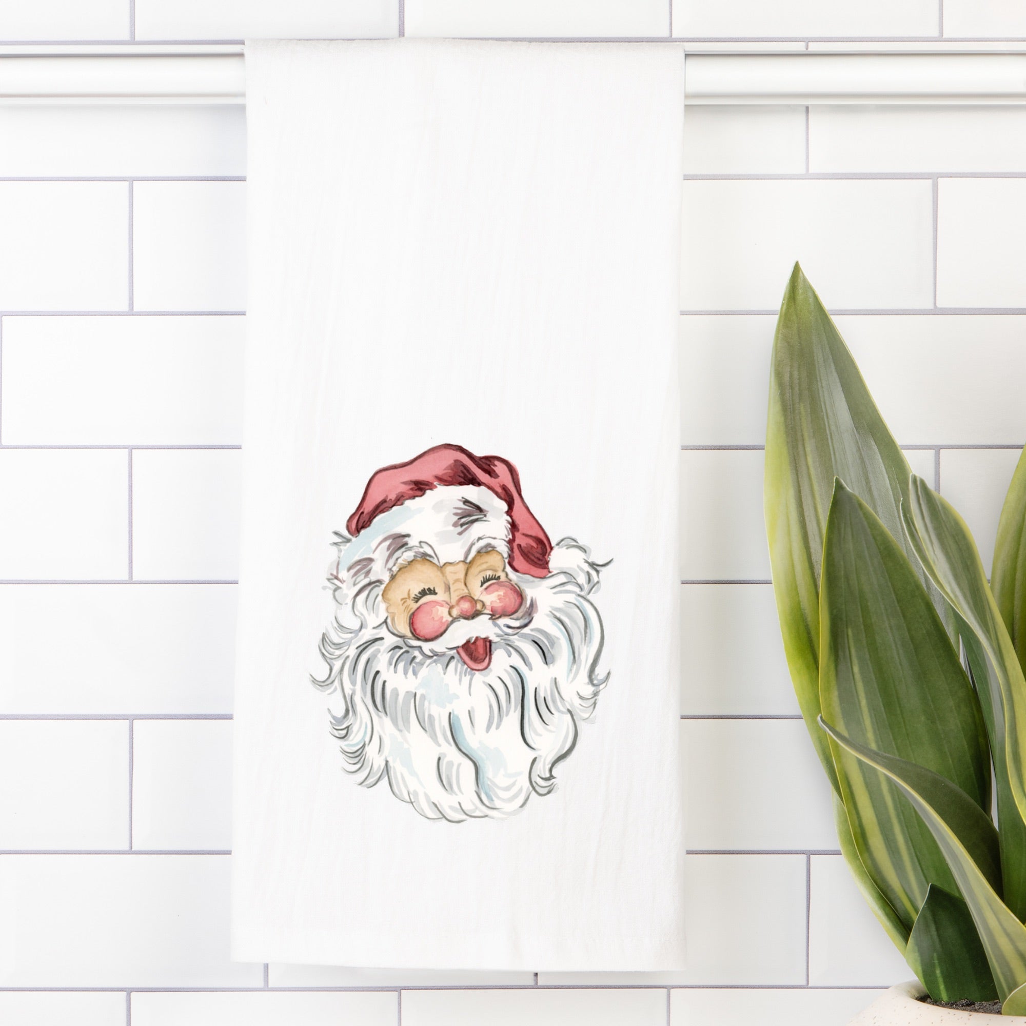 Tea Towel | Santa
