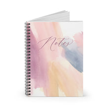 Load image into Gallery viewer, Watercolor Abstract Spiral Notebook - Ruled Line
