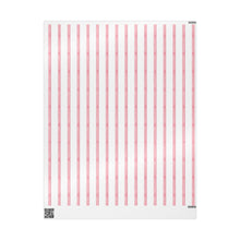 Load image into Gallery viewer, Wrapping Papers, Watercolor Ticking Stripe in Holiday Red, Christmas Gift Wrap, Festive Wrapping Paper Roll, Holiday Stationery, Gift
