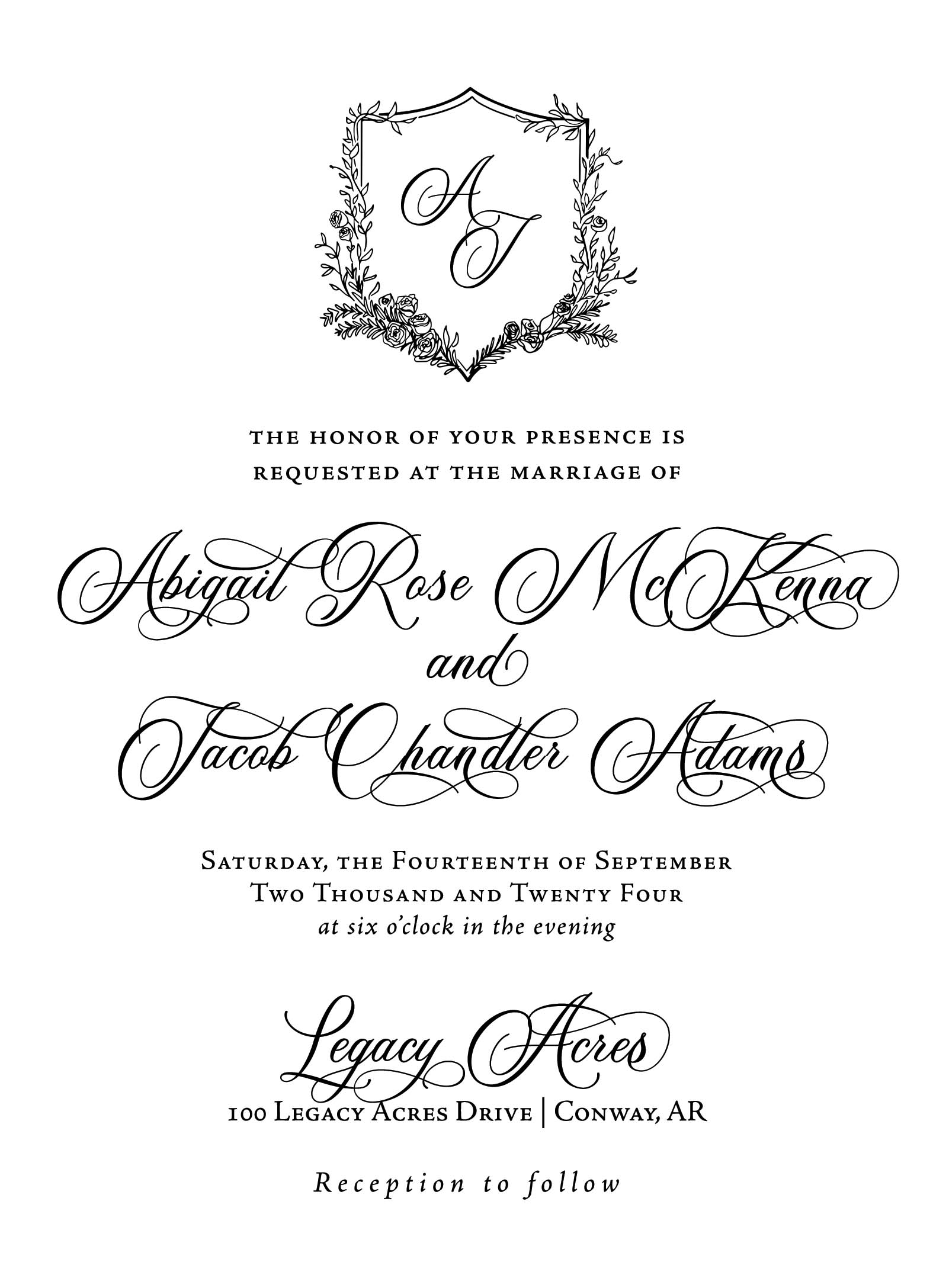 Classic Script and Monogram