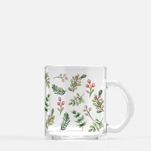 Load image into Gallery viewer, Holiday Foliage 10 oz Glass Mug
