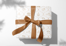 Load image into Gallery viewer, Christmas Trellis Wrapping Paper | 4 Color Options
