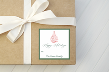 Load image into Gallery viewer, Square Personalized Gift Tag Stickers
