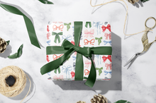 Load image into Gallery viewer, Holiday Bows Wrapping Paper Roll
