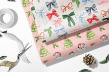 Load image into Gallery viewer, Holiday Bows Wrapping Paper Roll
