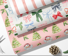 Load image into Gallery viewer, Holiday Bows Wrapping Paper Roll
