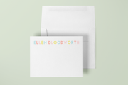 Sherbet Rainbow Note Card Set