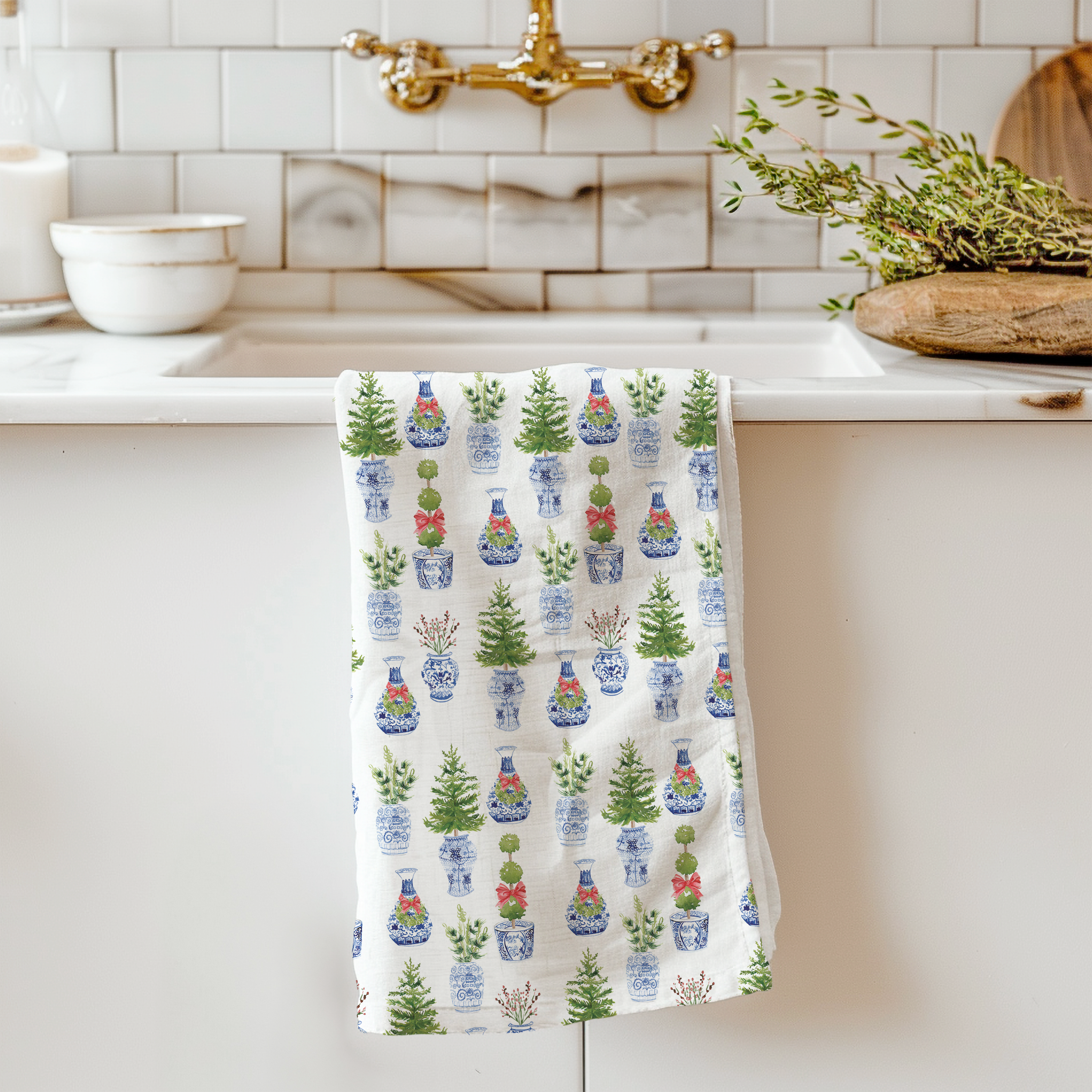 Tea Towel | Ginger Jars Full Print