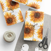 Fall Sunflower Wrapping Paper Roll