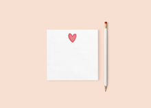 Load image into Gallery viewer, Valentine Heart Notepad
