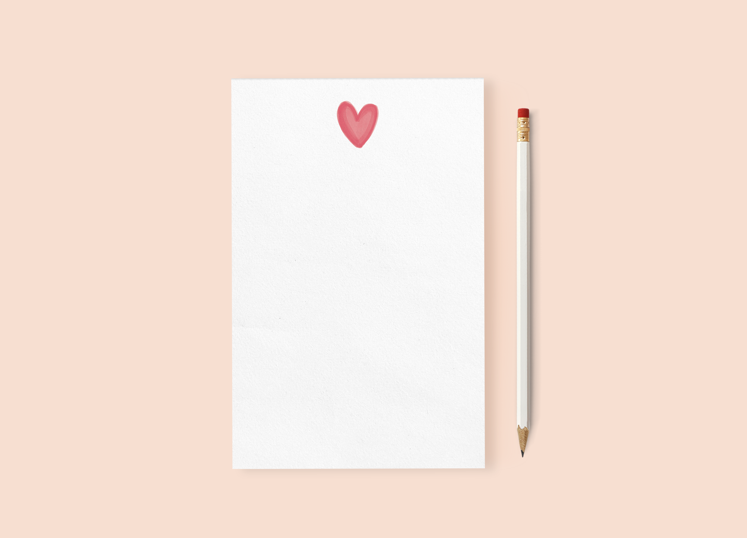 Valentine Heart Notepad