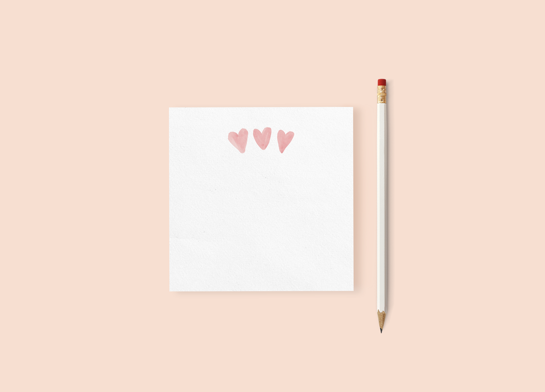 Little Hearts Notepad