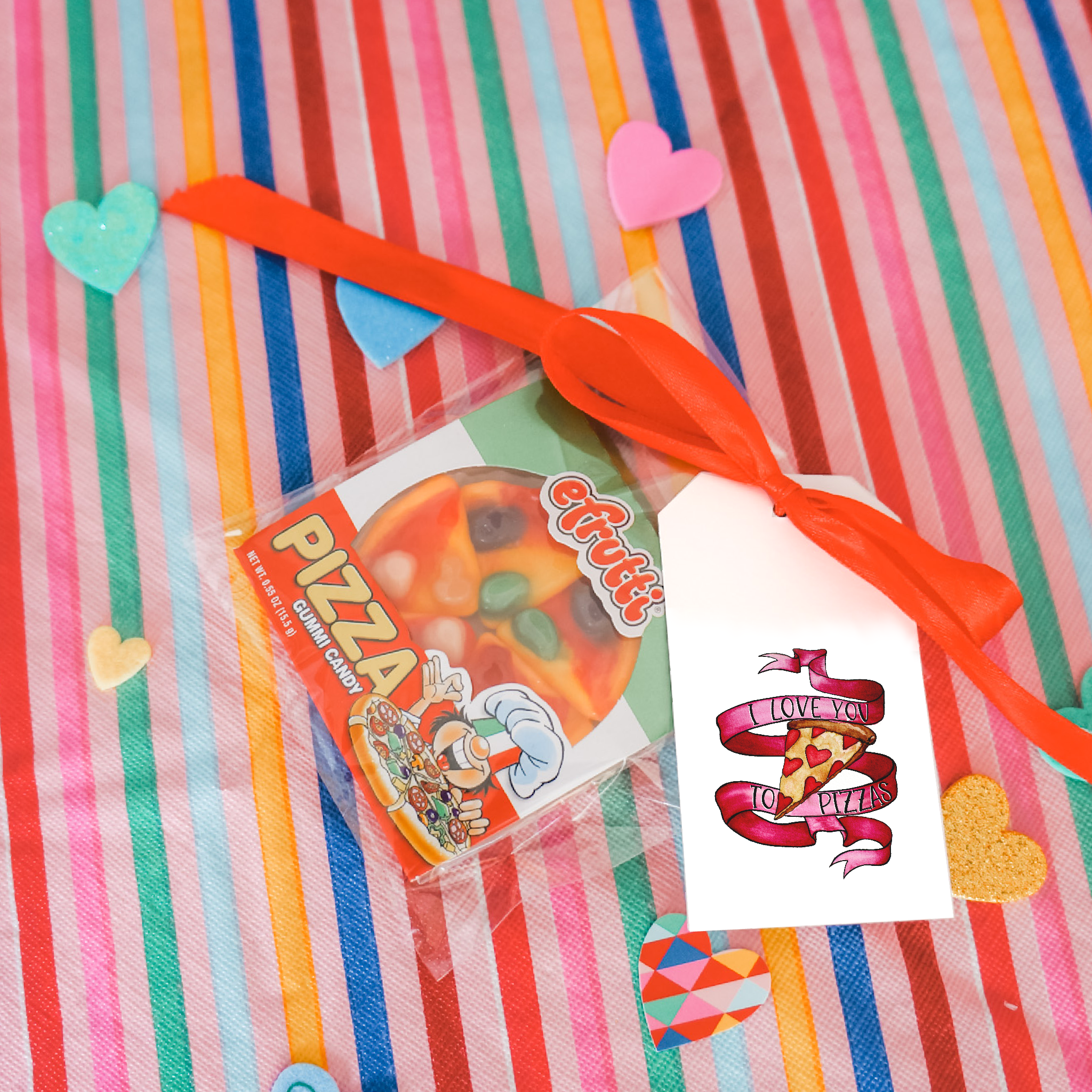 Pizza Gummies | Pre-Packaged Valentine Gift