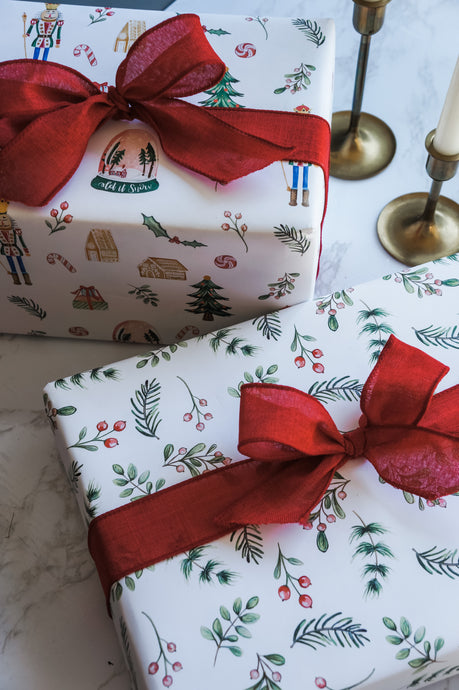 Sage Green Plaid Christmas Wrapping Paper – Nine Thirty Nine Design