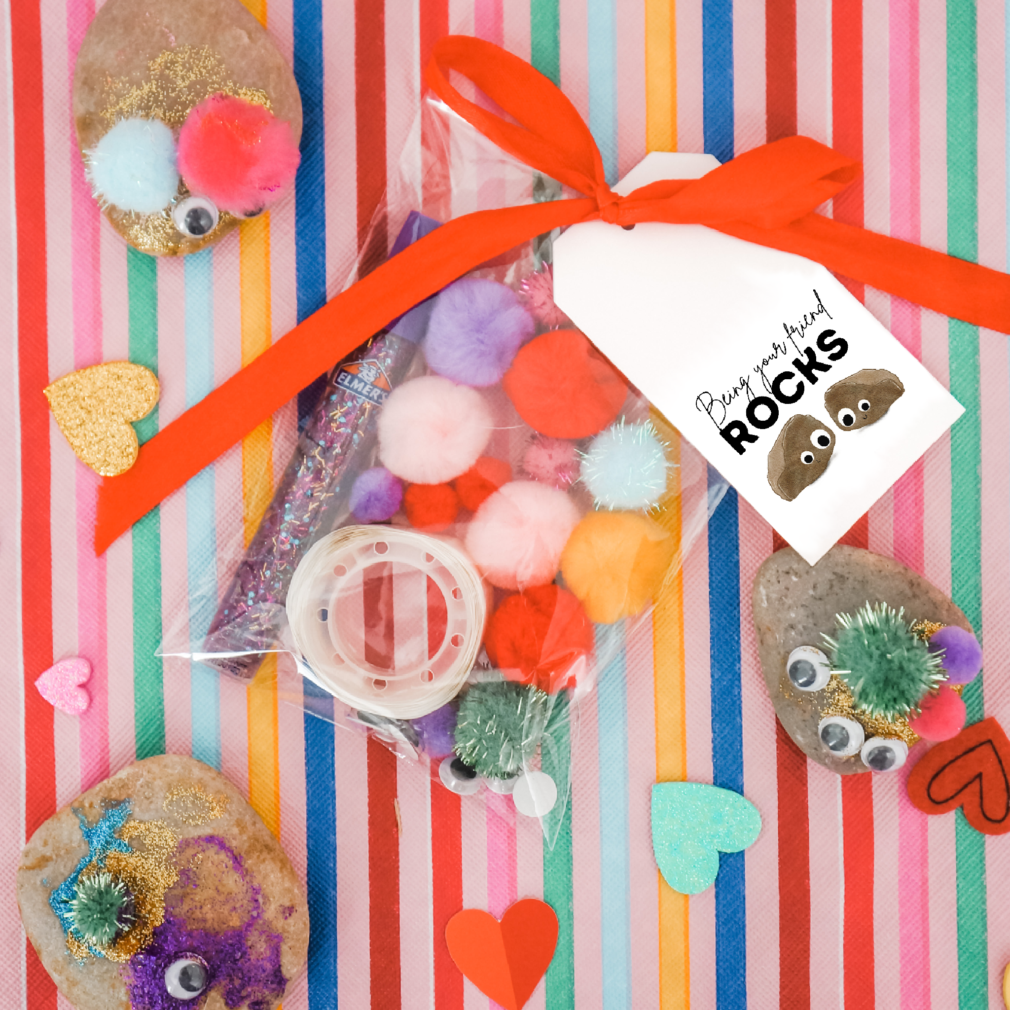 Rock Buddies | Pre-Packaged Valentine Gift
