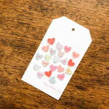 Load image into Gallery viewer, GIFT TAGS ONLY | Funny Conversation Hearts | Set of 5
