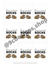 Downloadable Gift Tag |  Rock Buddies