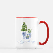 Load image into Gallery viewer, Red + White Ginger Jar Mug
