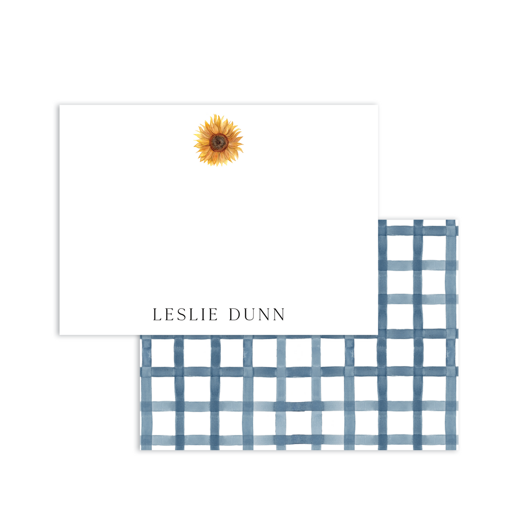 Sunflower Note Card Set