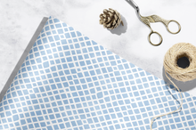 Load image into Gallery viewer, Blue Diamond Wrapping Paper | Pre-Order
