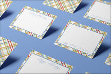 Load image into Gallery viewer, Christmas Plaid Note Card
