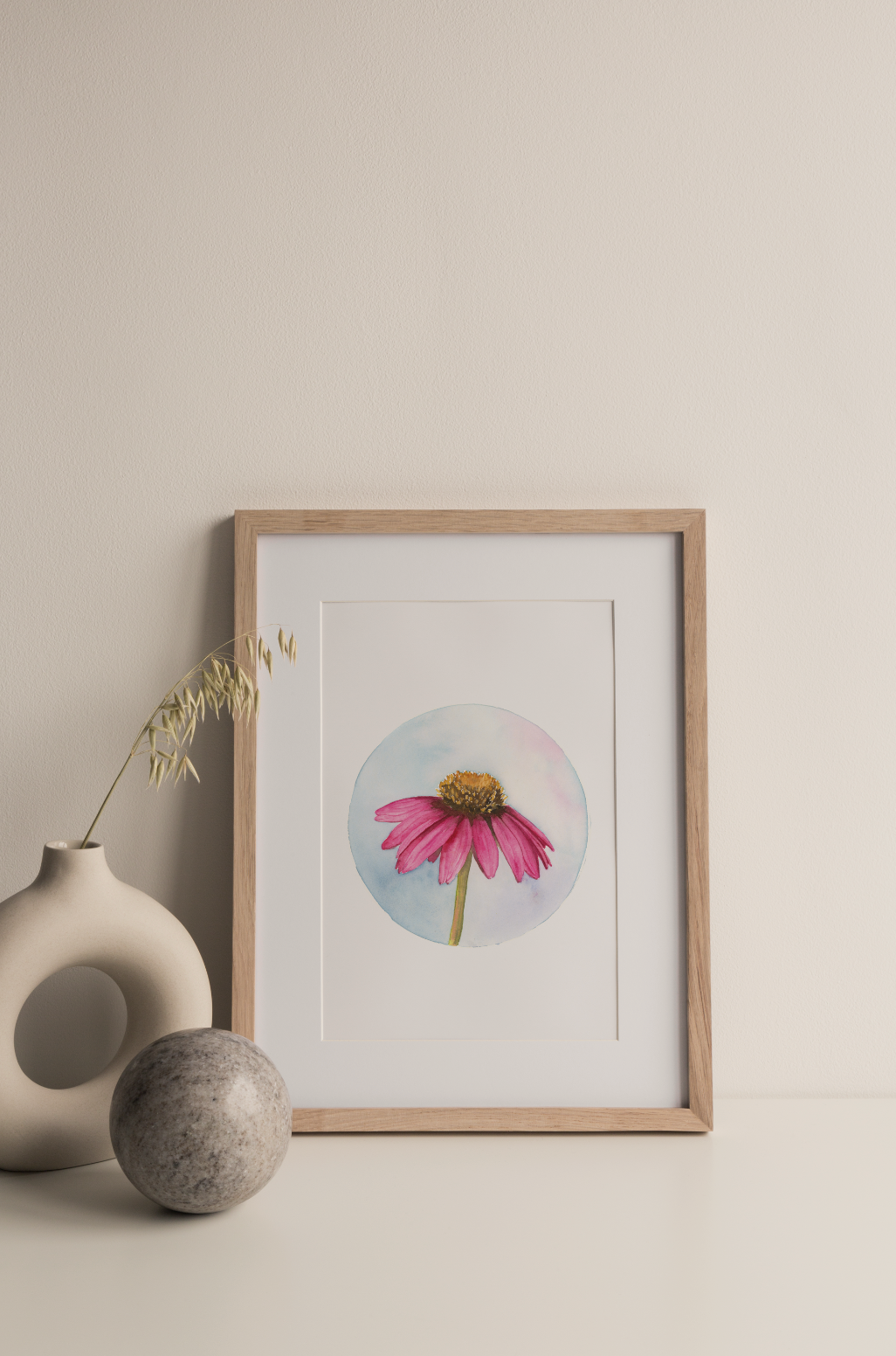 Coneflower | Texas Wildflowers Art Print | Pre-Order