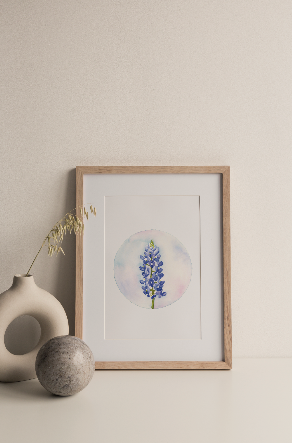 Bluebonnet | Texas Wildflowers Art Print | Pre-Order