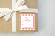 Square Personalized Gift Tag Stickers